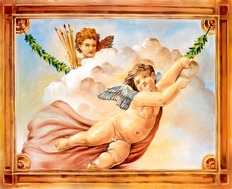 Trompe l'oeil PT 1009966 Soffitto